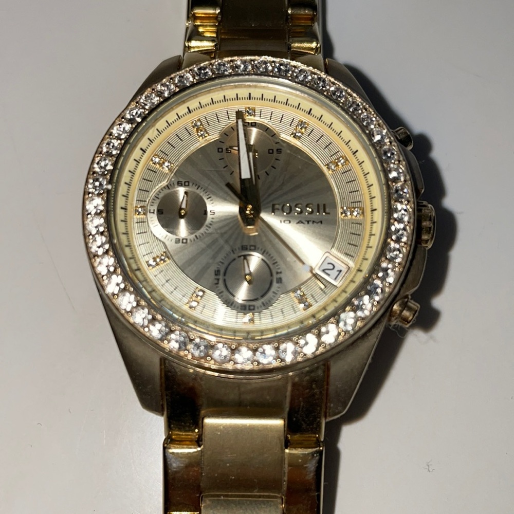 Fossil stainless steel ladies watch